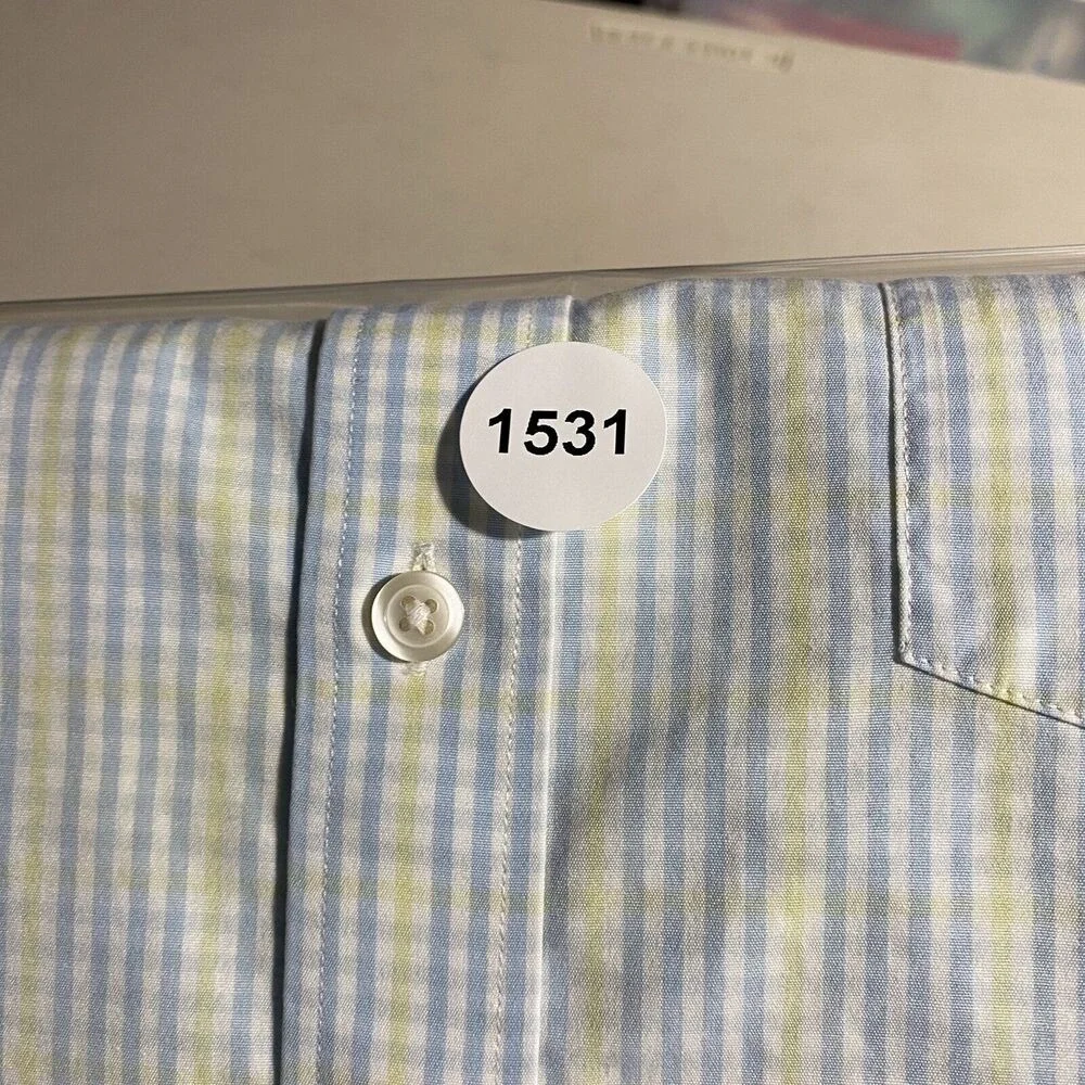 J Crew Academia Shirt Men L‎ Wrinkle Free Classic Fit Smart Thompson Shirtings